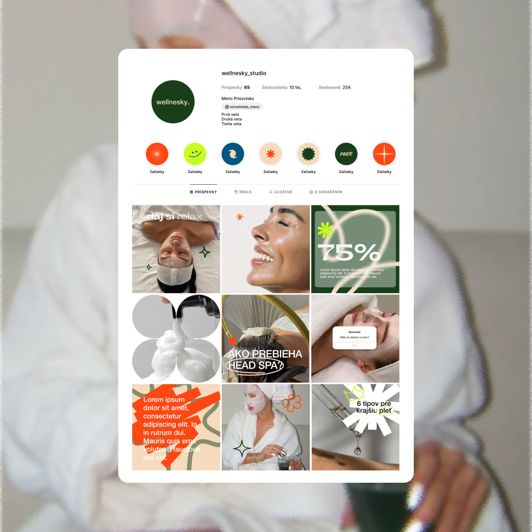 Wellness - Vizuálna identita