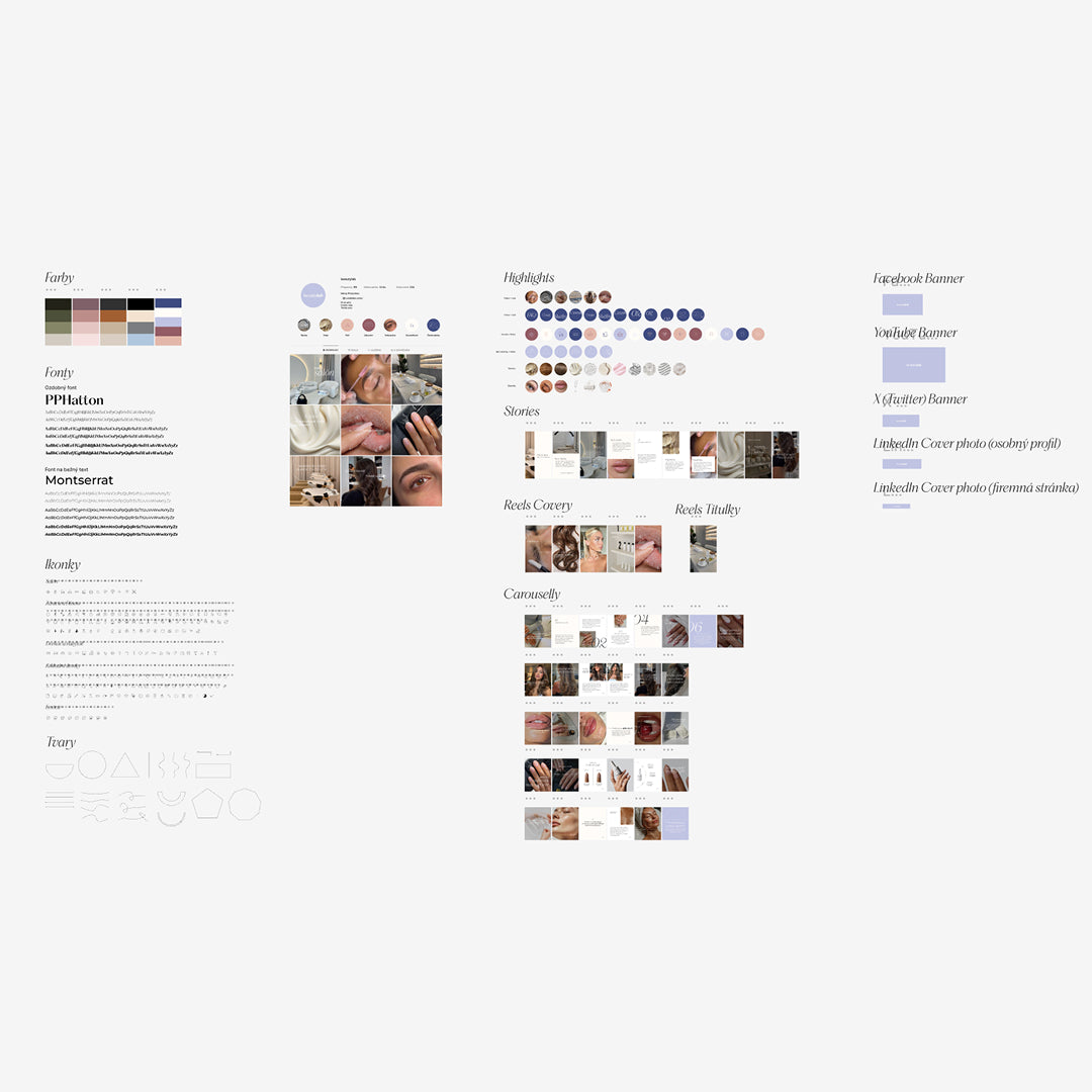 Beauty - Vizuálna identita