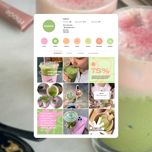 Matcha - Vizuálna identita