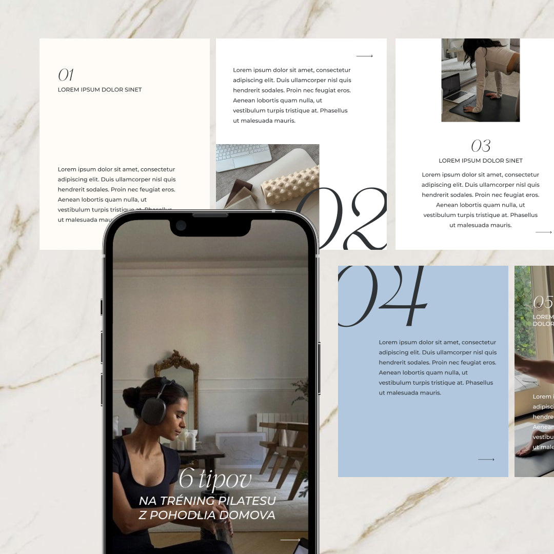 Pilates - Vizuálna identita