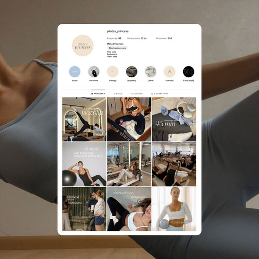Pilates - Vizuálna identita